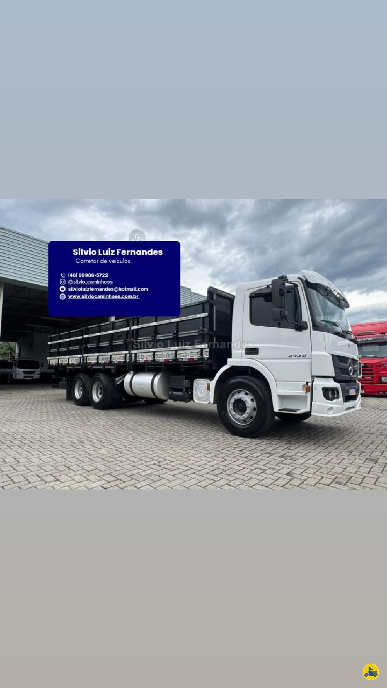 CAMINHAO MERCEDES-BENZ MB 2429 Carga Seca Cavalo 6x2 Silvio Caminhões TUBARAO SANTA CATARINA SC